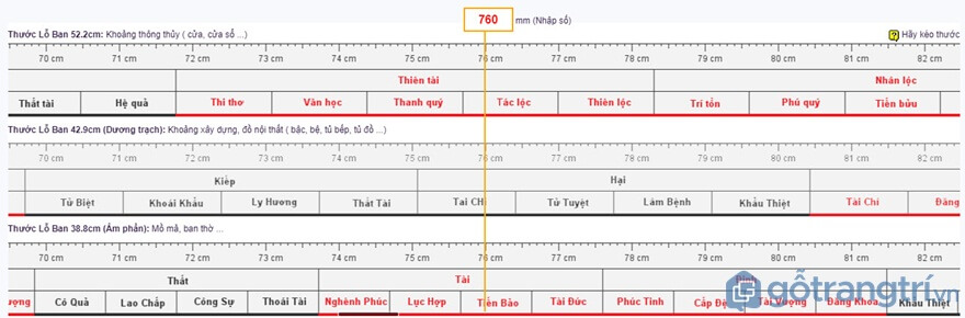 Kích thước giường ngủ đơn theo thước lỗ ban - Ảnh: Internet