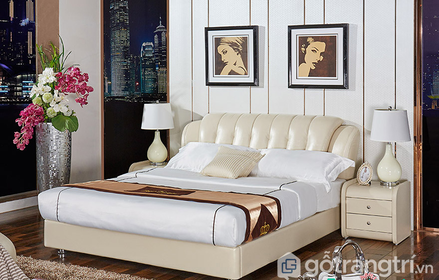 giường tân cổ điển 1m6