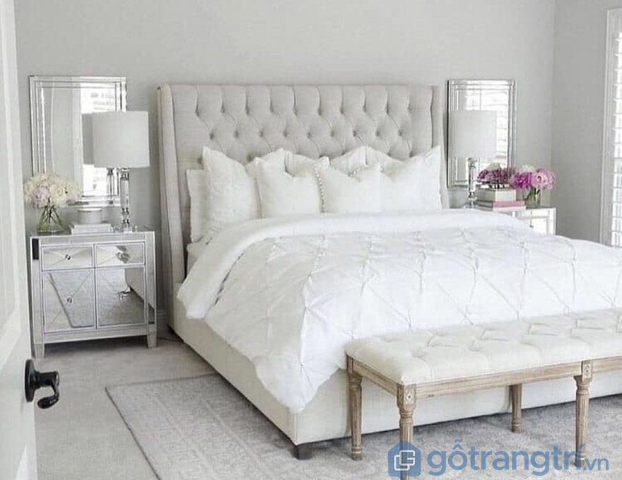 giường tân cổ điển 1m6