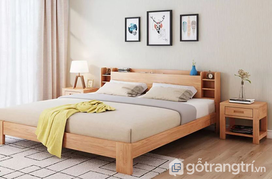 giường gỗ hiện đại