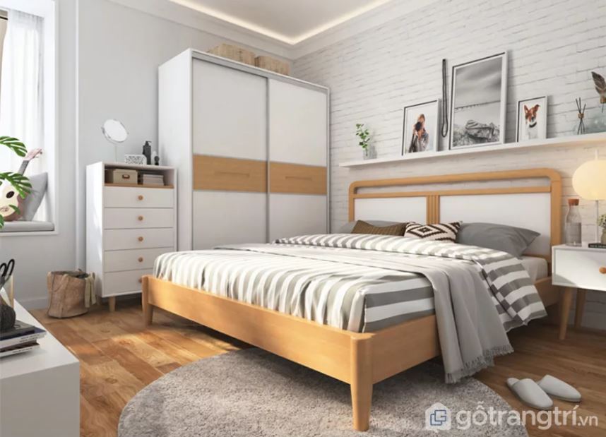 giường gỗ hiện đại