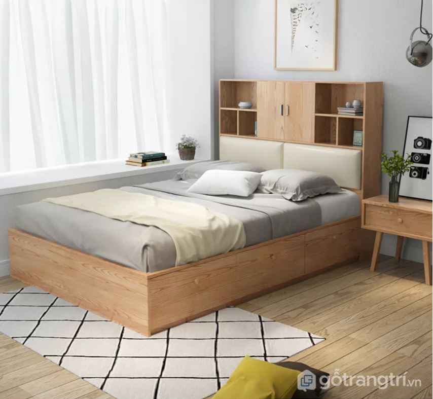 giường gỗ hiện đại