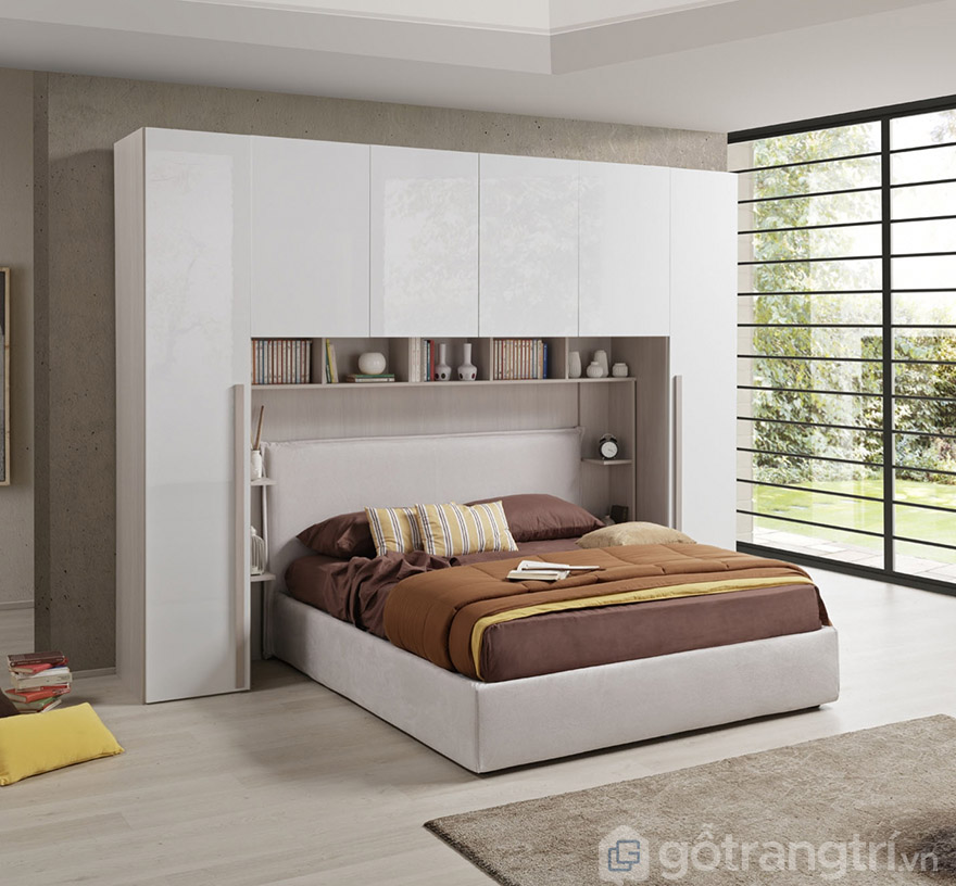 giường ngủ kết hợp tủ quần áo