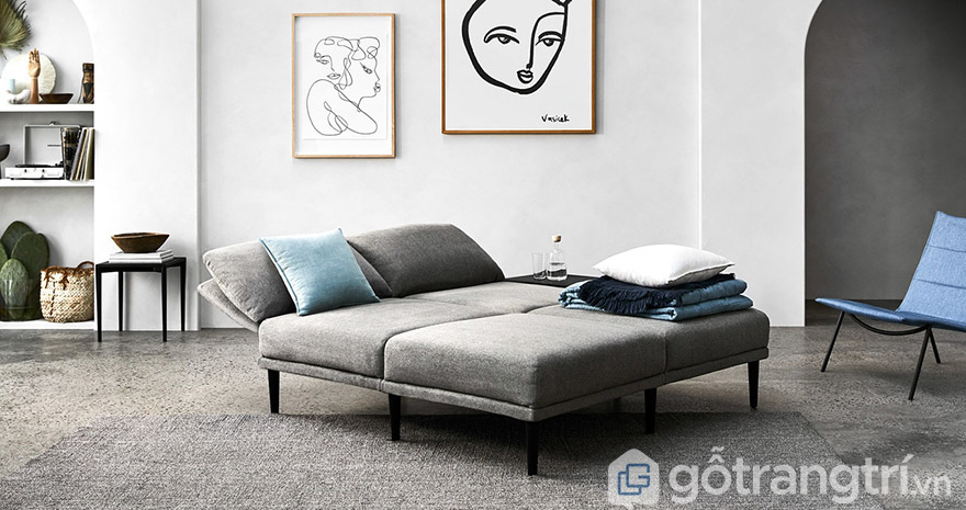 Giường thông minh kèm sofa hiện đại