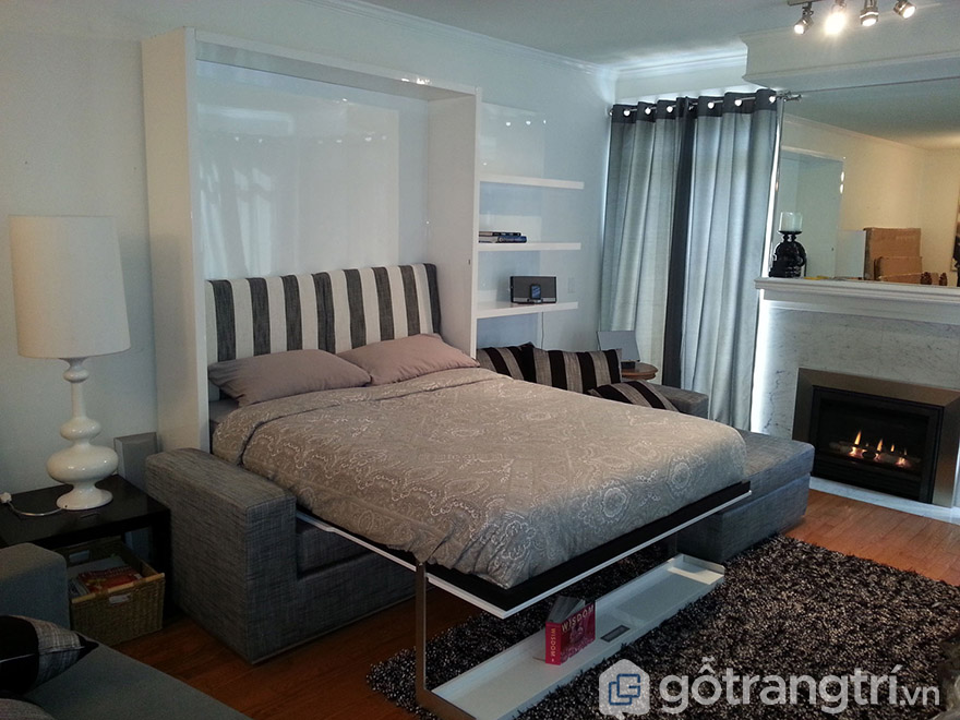 Giường thông minh kèm sofa