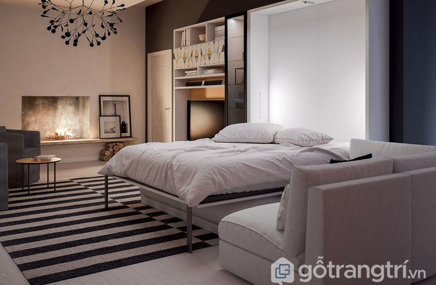 Giường thông minh kèm sofa