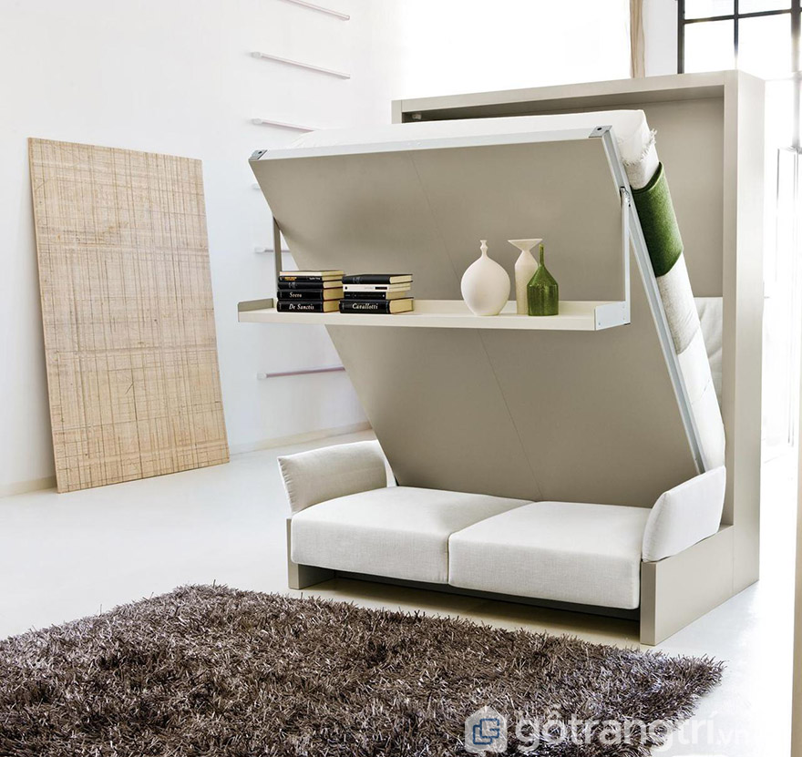 Giường thông minh kèm sofa hiện đại