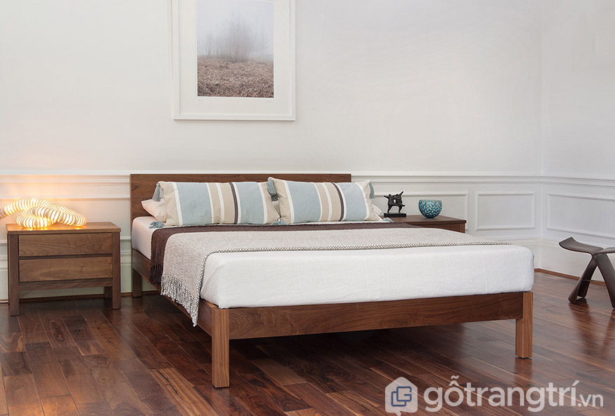 Mua giường ngủ giá rẻ ở HN gỗ lim
