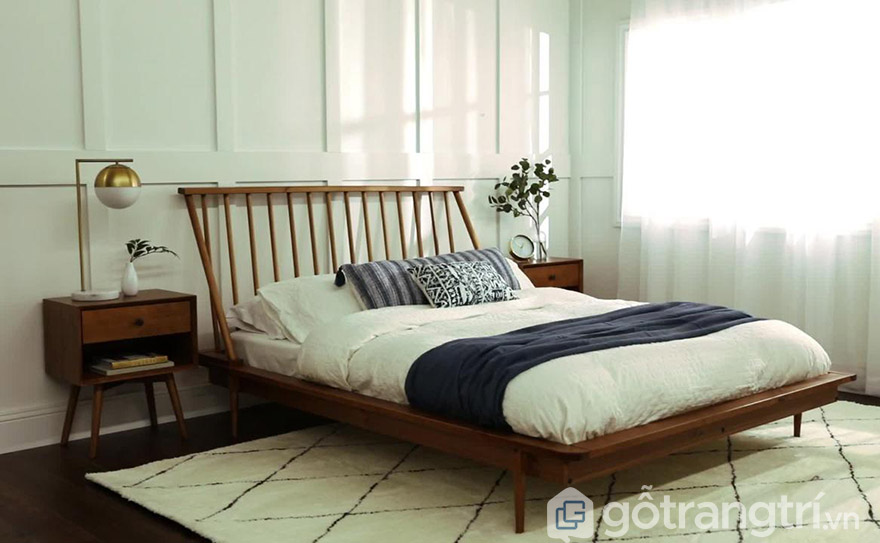 Mua giường ngủ giá rẻ ở HN gỗ tự nhiên