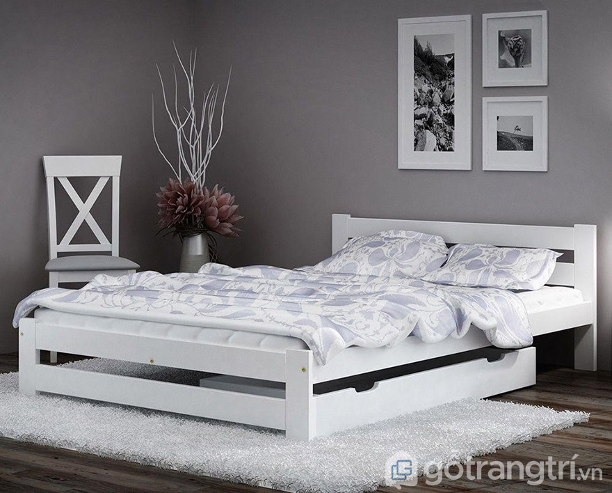 Mua giường ngủ giá rẻ ở HN gỗ công nghiệp