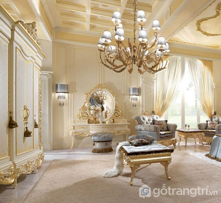sản phẩm đi kèm giường ngủ hoàng gia giá rẻ