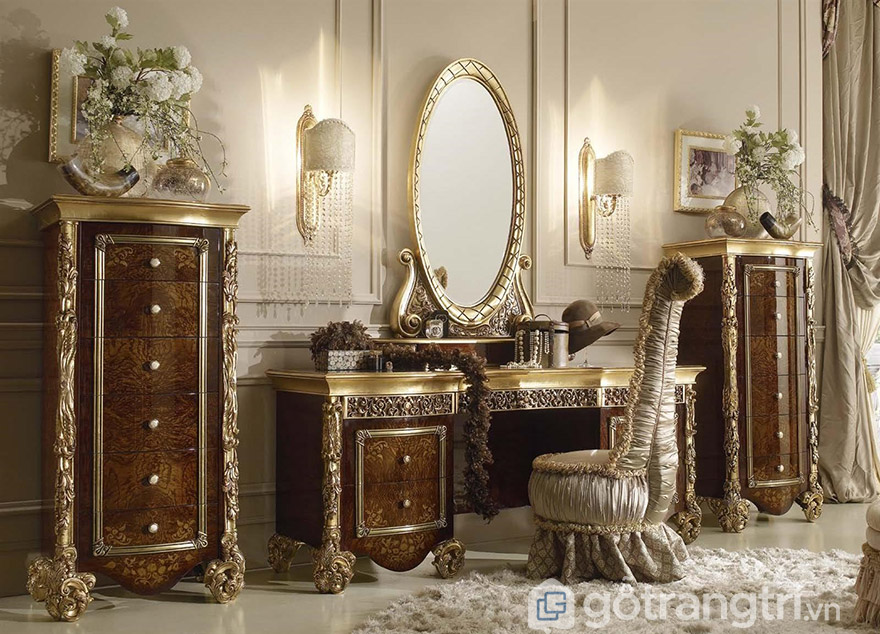 Bàn trang điểm hoàng gia đẹp