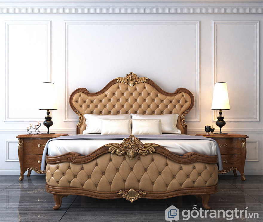 giường tân cổ điển đê la thành