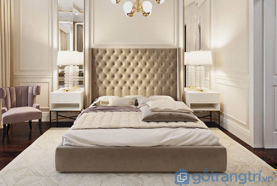 giường tân cổ điển đê la thành