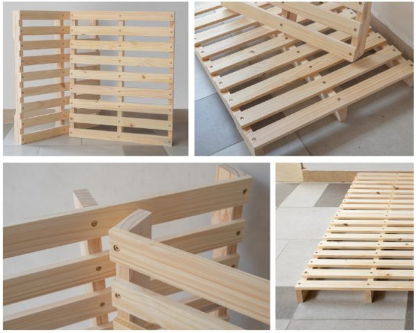 giường dễ lắp ráp và di chuyển