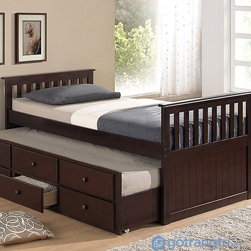 Giường kéo 2 tầng người lớn đẹp
