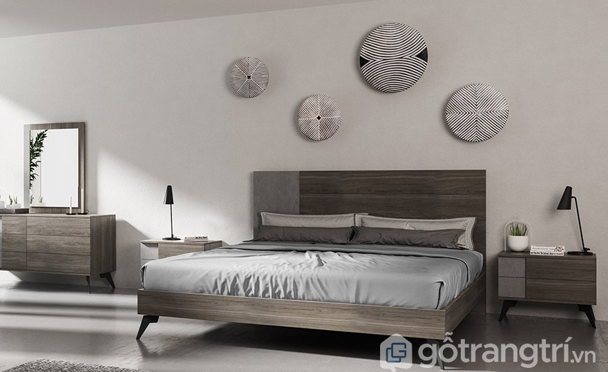 Giường gỗ MDF 1m8