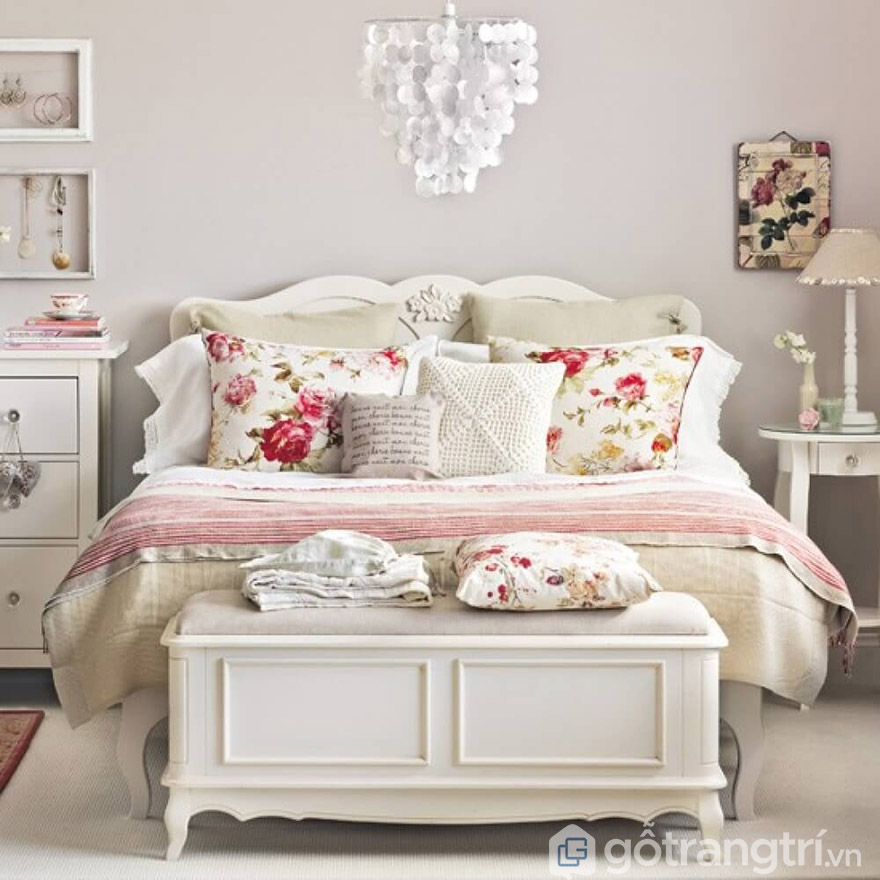 Giường ngủ MDF 1m8 Vintage
