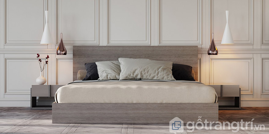 Giường gỗ MDF 1m8