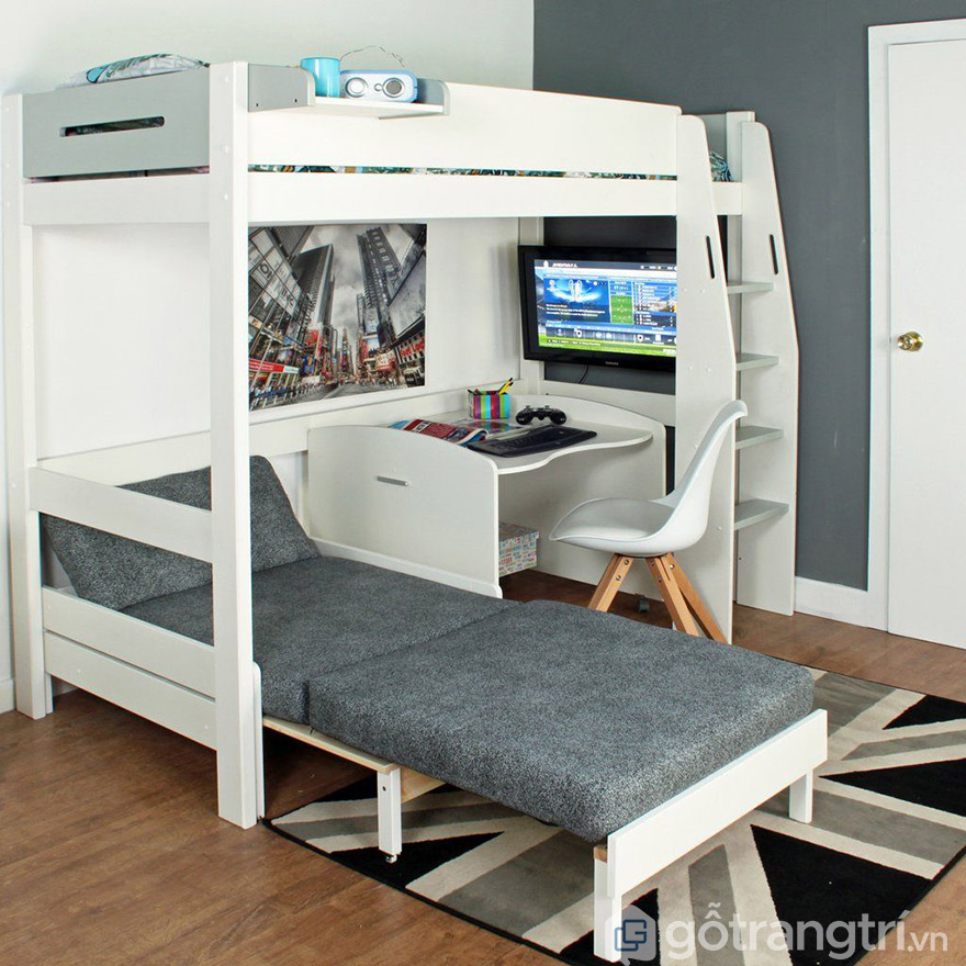 Giường thông minh 1m2 2 tầng