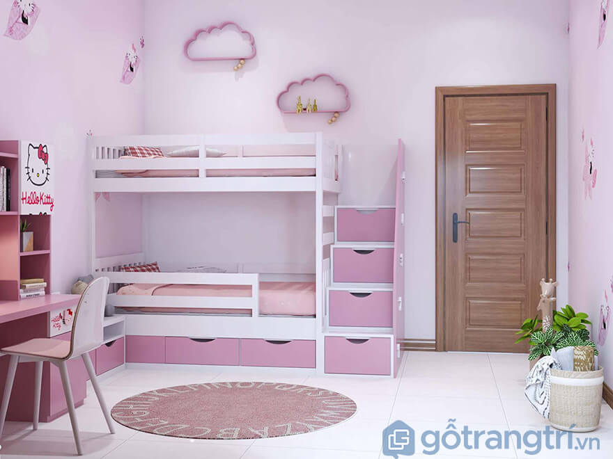 Giường 2 tầng thấp