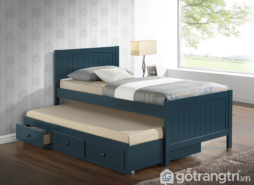 giường gỗ ép 1m2 giá rẻ
