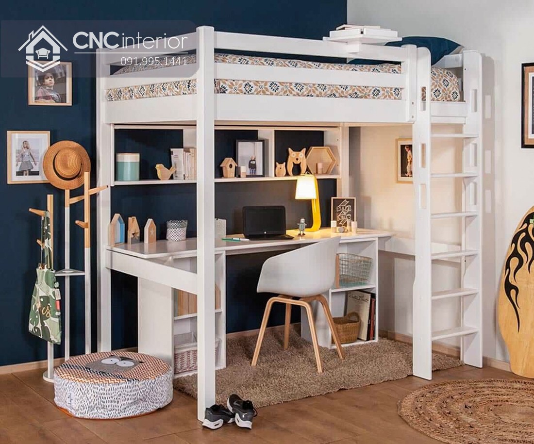 LƯU Ý GÌ KHI CHỌN MUA GIƯỜNG TẦNG KẾT HỢP BÀN HỌC CHO BÉ 3 Giường ngủ kết hợp bàn học (3)