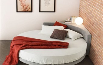 Giường ngủ tròn cá tính cho phòng ngủ thêm ấn tượng