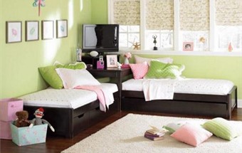 Thiết kế phòng ngủ 2 giường vừa sang trọng, vừa tiện nghi