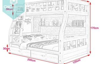 LÀM SAO ĐỂ CHỌN KÍCH THƯỚC GIƯỜNG TẦNG TRẺ EM PHÙ HỢP?