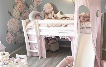 LỰA CHỌN GIƯỜNG TẦNG CÔNG CHÚA CÓ CẦU TRƯỢT ĐẸP NHƯ MƠ CHO BÉ.
